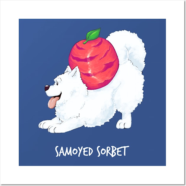 Samoyed Sorbet Wall Art by mcbenik